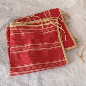 Lauren Ralph Lauren Seychelles San Luca set of 2 Euro jute trim shams